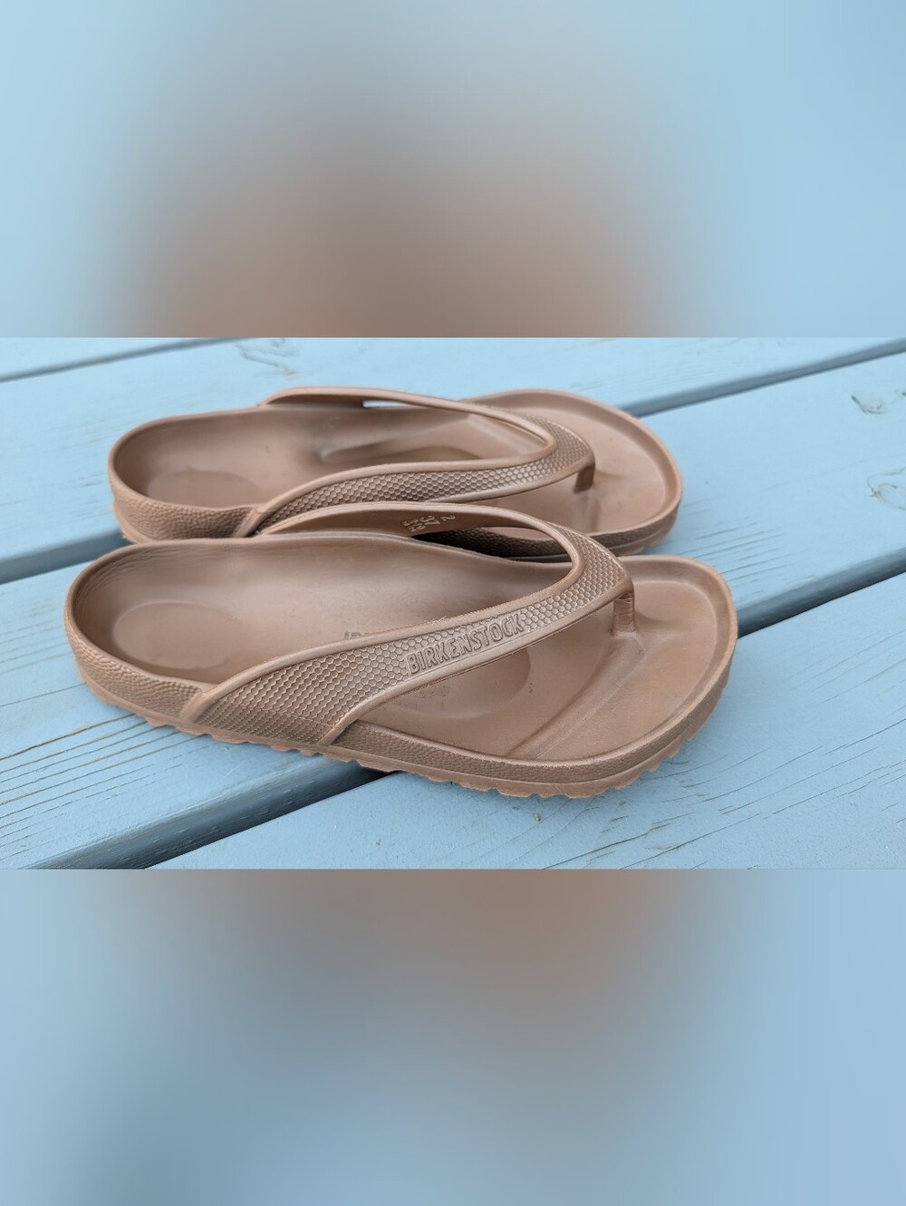 Birkenstock Honolulu EVA Copper Thong Flip Flop Size 37 EU